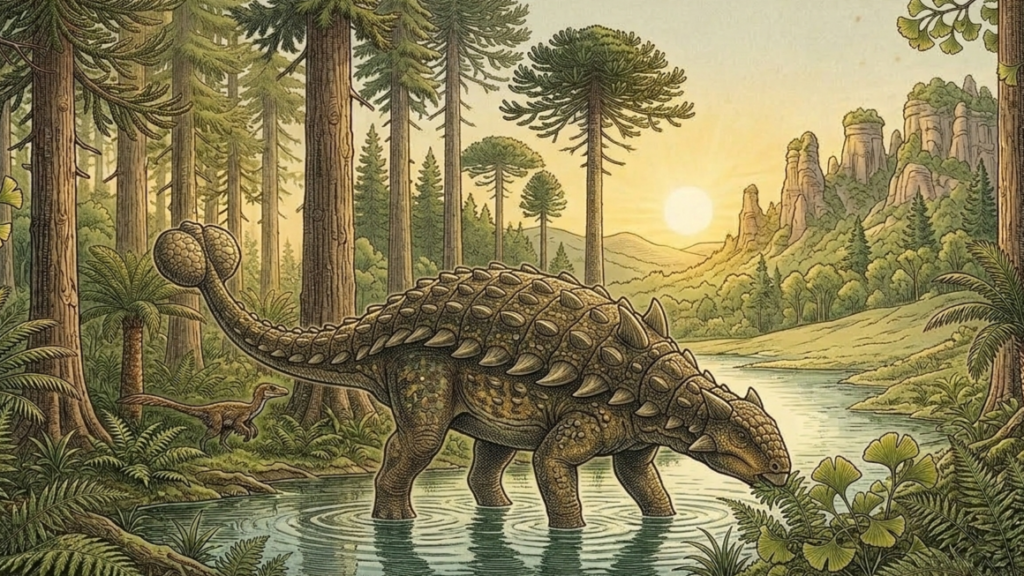 ankylosaurus drawing