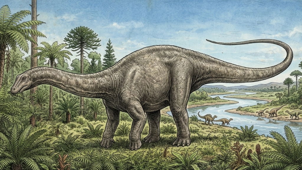 Apatosaurus drawing