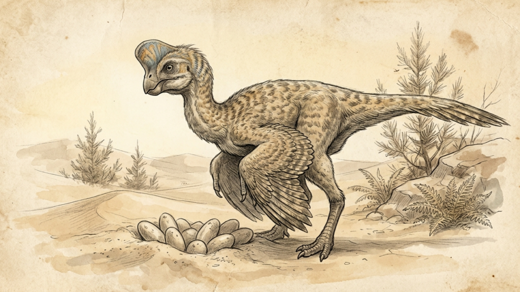 oviraptor drawing