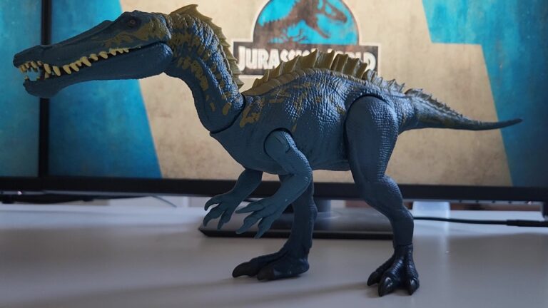 My Review of the Mattel Jurassic World Action Attack Suchomimus
